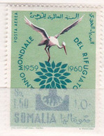 Italiaans Somalië 1959-1960, Postfris MNH, Birds - Somalië
