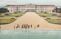 WIEN - K.K. Schloss Schönbrunn, Gel.1918, Stempel Deutsch-Wagram, Sehr Gute Erhaltung - Castello Di Schönbrunn