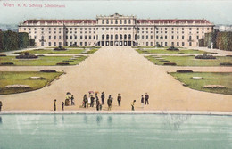 WIEN - K.K. Schloss Schönbrunn, Gel.1918, Stempel Deutsch-Wagram, Sehr Gute Erhaltung - Château De Schönbrunn