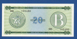 CUBA - P.FX9 – 20 Pesos ND (1985) UNC, Serie B - DD 105480 - Cuba