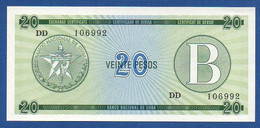 CUBA - P.FX9 – 20 Pesos ND (1985) UNC-, Serie B - DD 106992 - Cuba