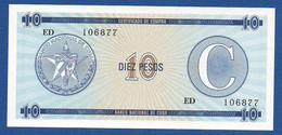 CUBA - P.FX22 – 10 Pesos ND UNC, Serie C - ED 106877 - Cuba