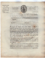 VP20.822 - RF - PARIS An 8 - Lettre De L'Admistration De L'Enregistrement Et Du Domaine National / Justice / Exoines - Wetten & Decreten