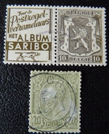 Belgium  :  1936  N° 47 Et PU 75 -cu  Obli.  ;  Cat.: ??,00€     Couleur Différente Décoloration - Ohne Zuordnung