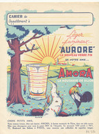 PR 282  /   PROTEGE CAHIER    AMORA  LA MOUTARDE DE DIJON  AURORE VERRE FIN    (24,00 Cm X 18,00 Cm) - Senape