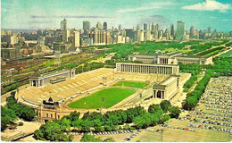 USA - 1966 CHICAGO Cartolina Viaggiata Per L'Italia STADIUM - Rugby