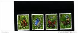 GREAT BRITAIN - 1981  BUTTERFLIES  SET MINT NH - Ohne Zuordnung