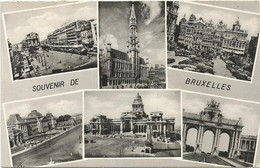 AC3254 Souvenir De Bruxelles / Viaggiata 1958 - Panoramische Zichten, Meerdere Zichten