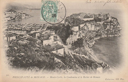 Monaco (6405) Monté-Carlo, La Condamine Et Le Rocher De Monaco, Précurseur - La Condamine