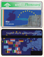 United Kingdom - BT - 1993 309G ECU Irish Pounds - 10000ex Dbz05 - BT Publicitaire Uitgaven