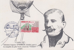 Carte  FRANCE   Philatélie  Polaire   Artic - Club    CHAMALIERES   1997 - Commemorative Postmarks