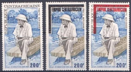 Centrafrica 1977, Schweitzer, 3val - Albert Schweitzer