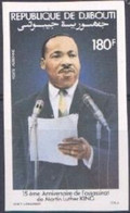 Djibouti 1983, Martin Luther King, 1val IMPERFORATED - Martin Luther King