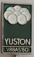 YUSTON 1980 Vrbas Yugoslavia Table Tennis Championship PINS A11/2 - Tennis De Table