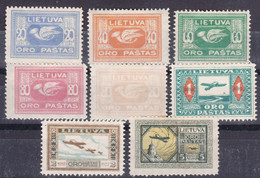 Lithuania Litauen 1921 Mi#102-108 Mint Hinged - Litauen