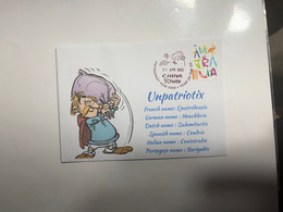 (3 L 47) Asterix (Unpatriotix) (with Australia Pensioneer Stamp) - Sonstige