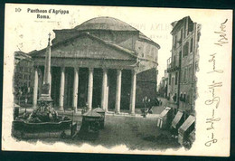 CLE194 - ROMA PANTHEON D'AGRIPPA 1901 Storia Postale - Panteón