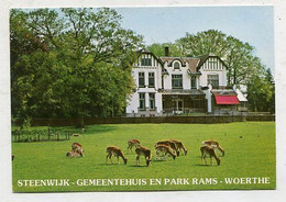 AK 086238 NETHERLANDS - Steenwijk - Gemeentehuis En Park Rams - Woerthe - Steenwijk