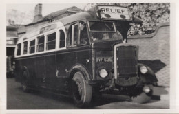 Eastern Counties PB Postcard Photo Bristol 1954 Relief Bus - Weston-Super-Mare