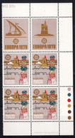 Malta 1979 Europa CEPT Mi#595 Mint Never Hinged Piece Of Four With Labels - Malta