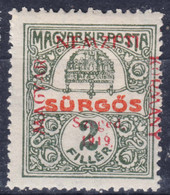 Hungary Szegedin Szeged 1919 Mi#2 Mint Hinged - Szeged