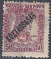 Hungary Szegedin Szeged 1919 Mi#40 Mint Hinged - Szeged