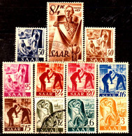 Sarre-158- Original Values Issued In 1947 (++/+/o) MNH/LH/o - Quality In Your Opinion. - Autres & Non Classés