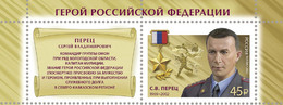 Russia 2022, Hero Of The Russian Federation S. Peretz (1969-2002) W/ Coupon !, VF MNH** - Nuovi