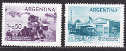 Argentina 1958 Airmail Mi#687,688 Mint Hinged - Nuevos