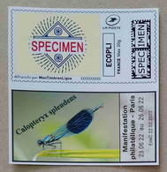 MTEL30 : Libellule Calopteryx Splendens (autocollant / Autoadhésif) - Other & Unclassified