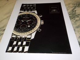 ANCIENNE PUBLICITE CONSOLEZ VOUS MONTRE BREITLING  1998 - Altri & Non Classificati