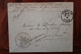 1914 Groupe Aeronautique 1er Groupe Aerostation Cover WW1 WK1 FM - Guerre De 1914-18