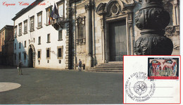 Capua (Caserta) - Piazza Dei Giudici, Municipio E Chiesa S. Eligio - Ed. De Ciuceis - Con Annullo Filatelico Del 2006 - Caserta