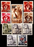 Sarre-160- Original Values Issued In 1947 (++/+/o) MNH/LH/o - Quality In Your Opinion. - Other & Unclassified