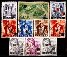 Sarre-163- Original Values Issued In 1947 (++/+/o) MNH/LH/o - Quality In Your Opinion. - Other & Unclassified