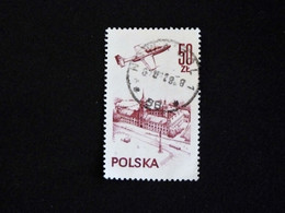 POLOGNE POLSKA POLEN POLAND YT PA 58 OBLITERE - AVION TS-11 ISKRA ET CHATEAU DE VARSOVIE - Used Stamps