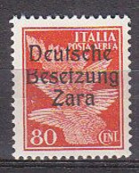 Z4316 - OCC. TEDESCA ZARA AEREA SASSONE N°4 ** - Deutsche Bes.: Zara