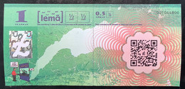 „1 LÉMA“€ 2021 France/Suisse Billet De Banque Monnaie Locale „LE LÉMAN“ (Schweiz Local Paper Money Banknote Switzerland - Private Proofs / Unofficial