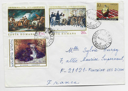 ROMANIA  LETTRE COVER PILESTI TRANZIT 1979 TO FRANCE - Lettres & Documents