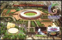 India 2010 COMMONWEALTH GAMES STADIUMS Miniature Sheet MS MNH, P.O Fresh & Fine - Unclassified