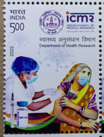 INDIA 2022 INDIAN COUNCIL OF MEDICAL RESEARCH, ICMR, HEALTH, VACCINE, MEDICAL, MEDICINE.....MNH - Unused Stamps