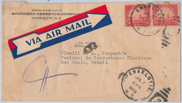 52476 - UNITED STATES - POSTAL HISTORY: AIRMAIL COVER To BRAZIL 1939 - Other & Unclassified