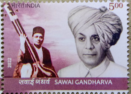 INDIA 2022 SAWAI GANDHARVA, INDIAN CLASSICAL VOCALIST, MUSIC, PERFORMING ART.....MNH - Neufs