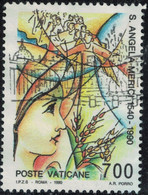 Vatican 1990 Oblitéré Used S. Angela Merici Sainte Angèle Mérici Y&T VA 872 SU - Used Stamps