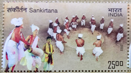 INDIA 2022 SANKIRTANA, MUSIC, DANCE, RELIGIOUS SONGS, VAISHNAVA MUSIC, KIRTAN MUSIC.....MNH - Ungebraucht