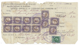 ITALIA 1932 - Ricevuta Comune Di Caramanico | - Fiscale Zegels