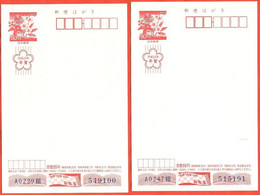 Japan 2002. Lot Of Two Postcard New. - Briefe U. Dokumente