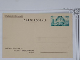 BH2 FRANCE BELLE CARTE ENTIER MONUMENT AUSTRALIEN   1938   NON VOYAGé+++ - Andere & Zonder Classificatie