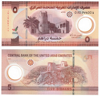 United Arab Emirates (UAE) 5 Dirhams (2022), Polymer, UNC - Verenigde Arabische Emiraten