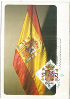 MADRID TARJETA ESCUDO DE ESPAÑA BANDERA FLAG - Covers